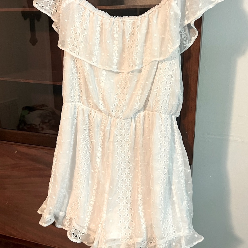 White Express Romper